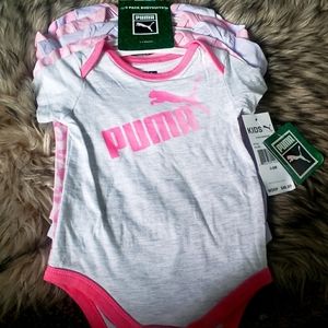 Puma 5 pack bodysuits